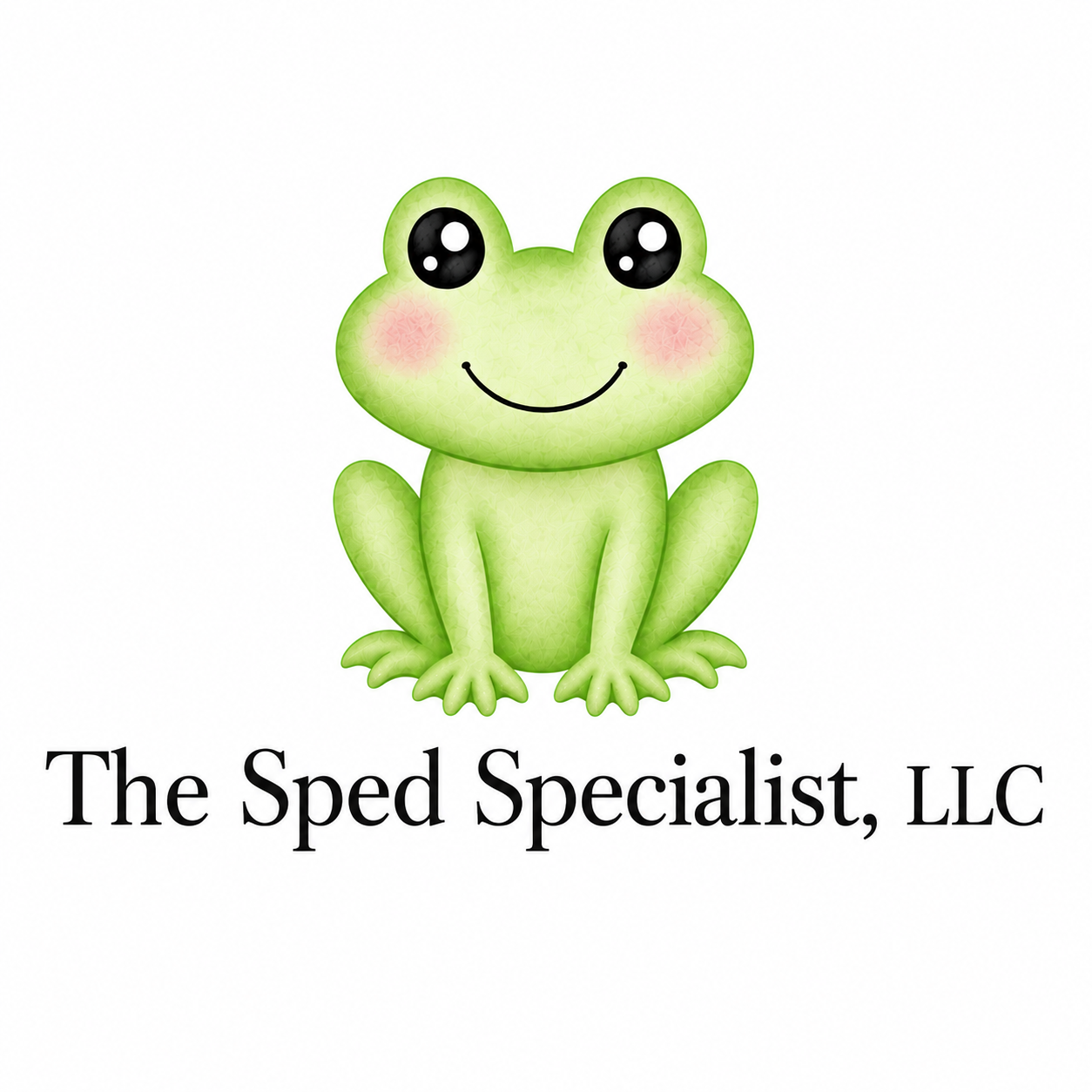 The Sped Specialist, LLC — watercolor frog logo